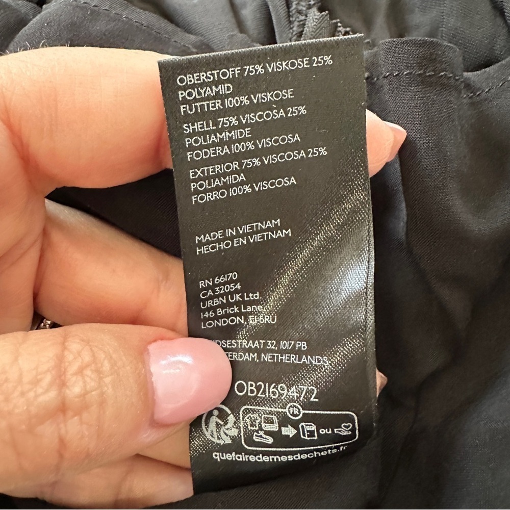 Maeve by Anthropologie Velvet Black Mini Dress Size M - Picture 12 of 14